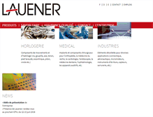 Tablet Screenshot of lauener.ch